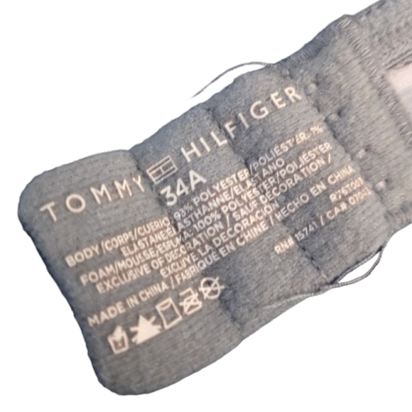Tommy Hilfiger Grey Pushup Bra 34A - Picture 8 of 9